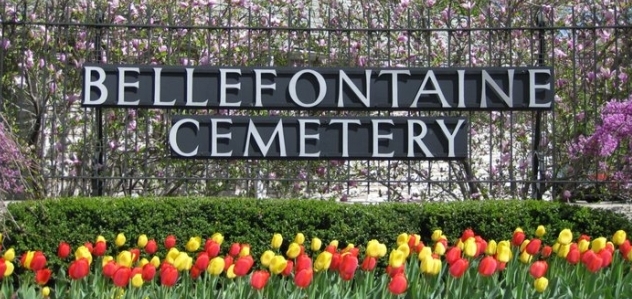 Bellefontaine Cemetery Entrance image